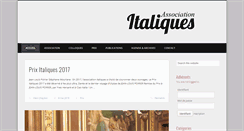 Desktop Screenshot of italiques.org